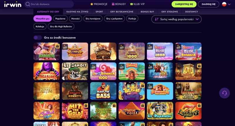 Irwin Slots
